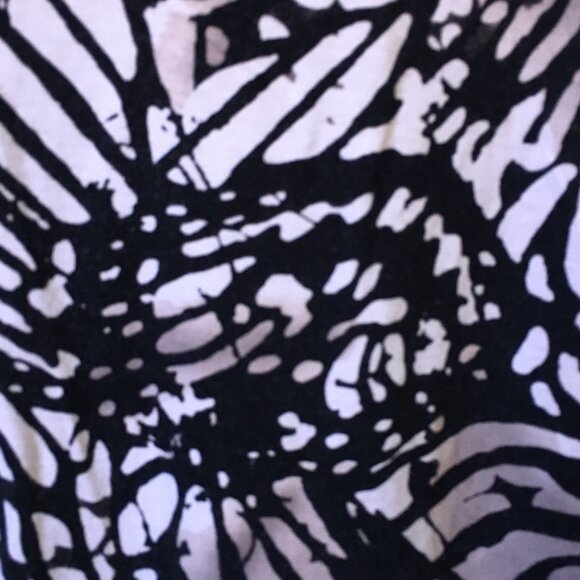 Monarch Butterfly Batik Dolman Sleeve Ruched Waist Viscose Top - Picture 9 of 16